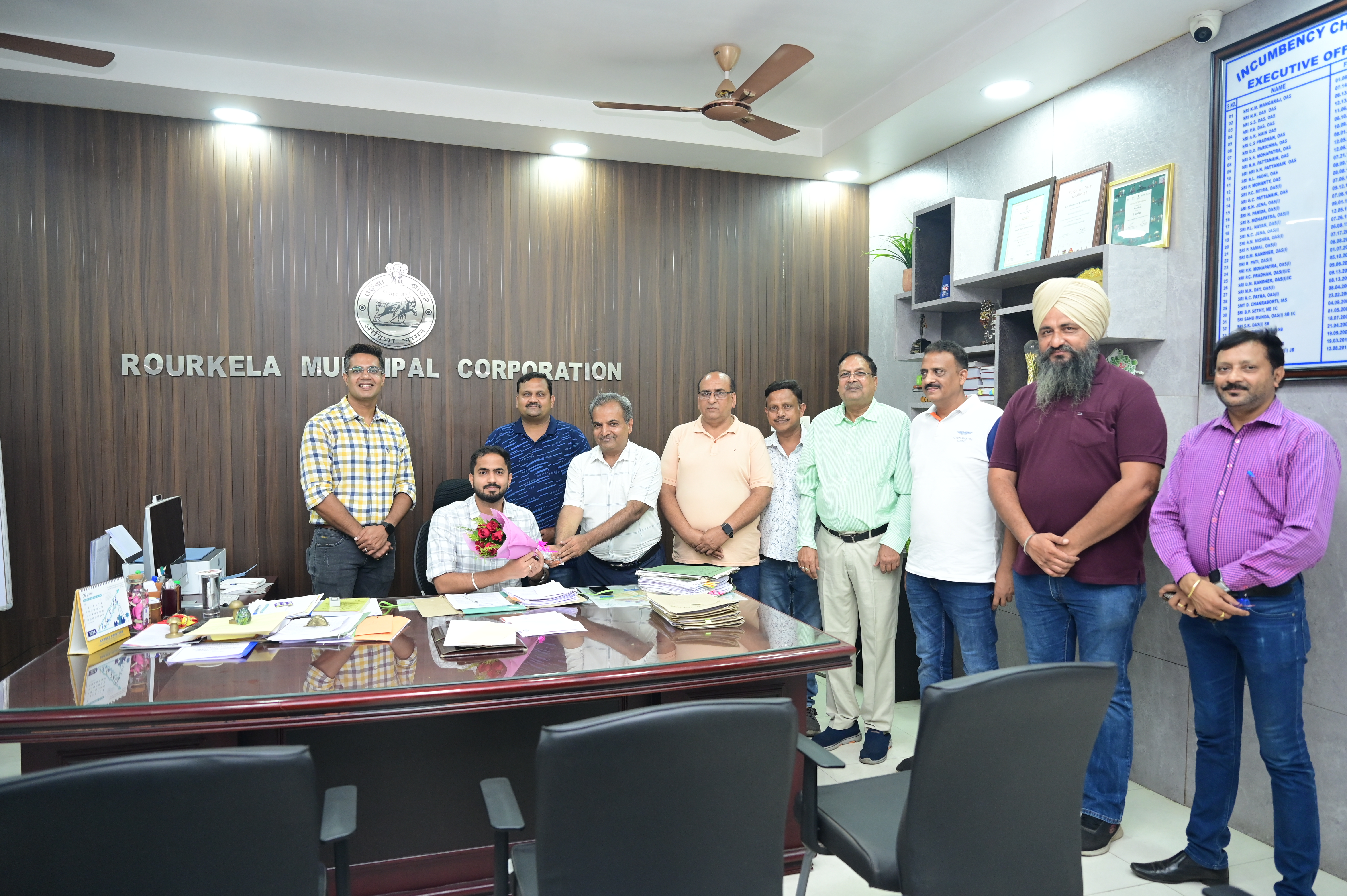 Chamber Delegation led by President Sri Prabhat Tibrewal met Sri Ashutosh Kulkarni, IAS, ADM, Rourkela