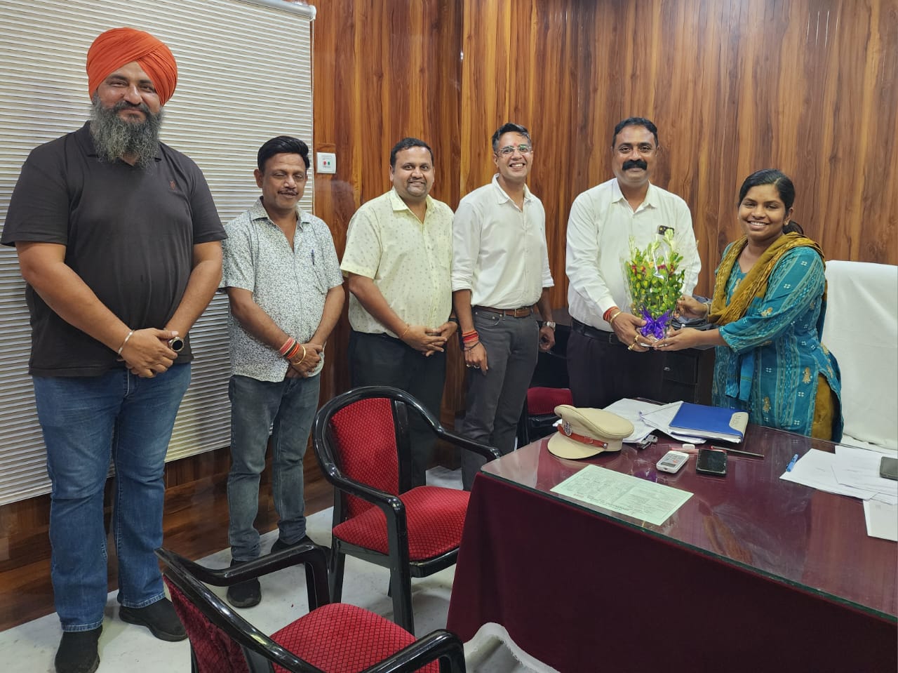 Chamber delegation had a courtesy meeting with Ms. Shrabani Nayak, OPS(I), Additional S.P (IUCAW), Rourkela